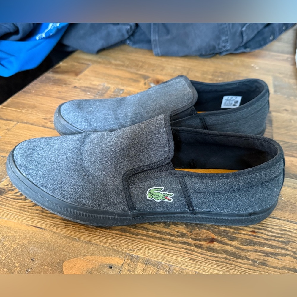 Lacoste charcole coloured Slip-On Shoes